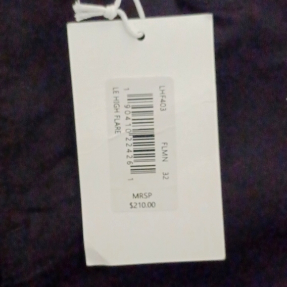 Frame Denim Classic Black Jeans, Le High Flare, 32 - Picture 8 of 8